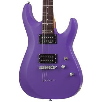 Schecter c-6 deluxe satin purple. guitarra eléctrica