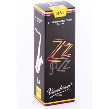 Vandoren caja 5 cañas saxo tenor vandoren zz 3 1/2 caja negra