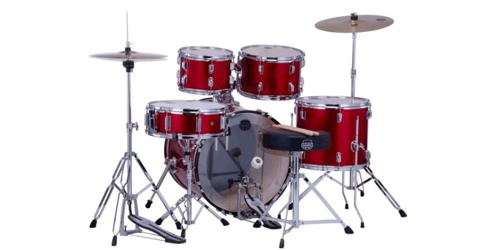Mapex CM5294FTCIR Comet Roja Platos, Herrajes y Baquetas Incluídos CM5294FTCIR