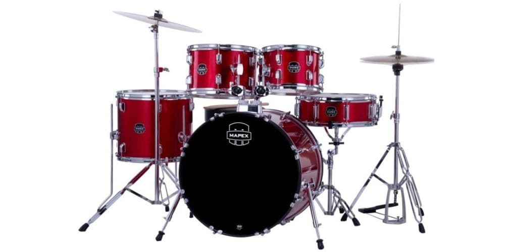 Mapex CM5294FTCIR Comet Roja Platos, Herrajes y Baquetas Incluídos CM5294FTCIR