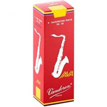 Vandoren caja 5 cañas saxo tenor vandoren java 3 caja roja