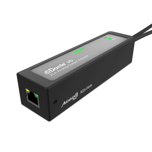 Audibax Pro R22o Dante Adaptador Dante de Alto Rendimiento R22o Dante