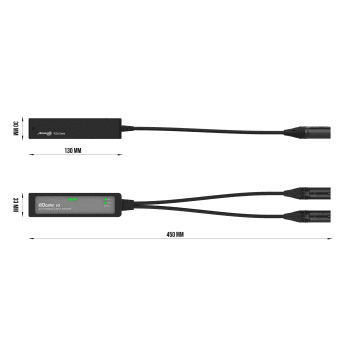 Audibax Pro R22o Dante Adaptador Dante de Alto Rendimiento R22o Dante