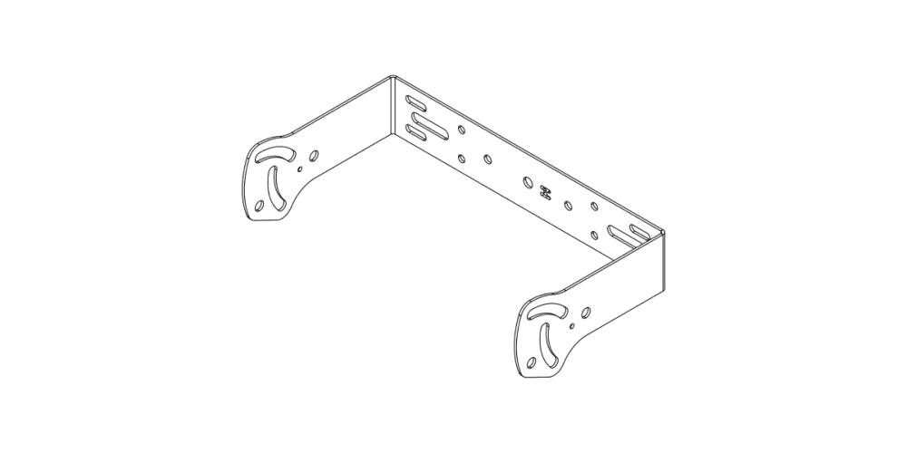 DAS AXU-WR9606-W Soporte en "U" AXU-WR9606-W