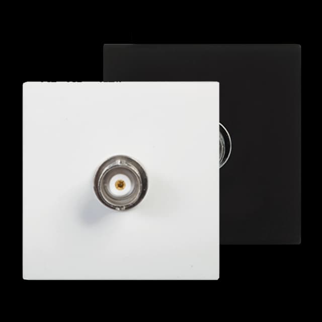 PROCAB CP43BNC/W Placa de conexión - BNC - bticino Blanco CP43BNC/W