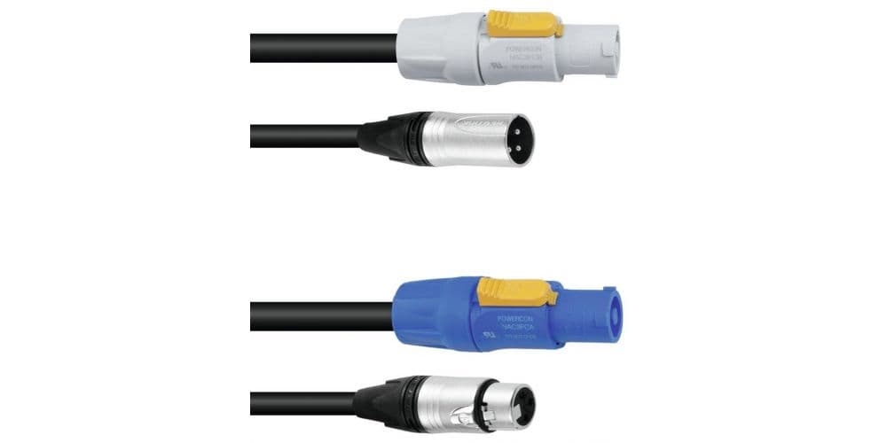 PSSO Cable Combinado DMX PowerCon/XLR 5m DMX PowerCon/XLR 5m