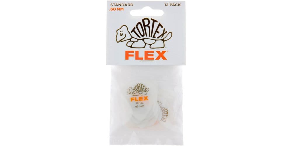Dunlop Tortex Flex Standard de 0,60 mm Pack 12 Un. 428P60