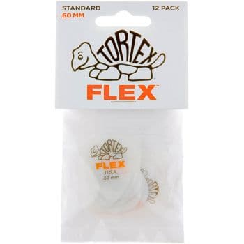 Dunlop Tortex Flex Standard de 0,60 mm Pack 12 Un. 428P60