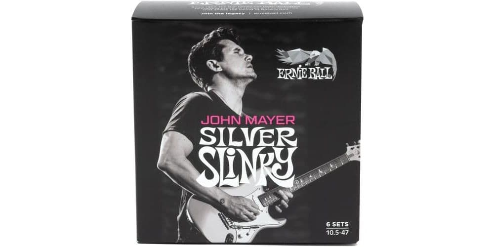 Ernie Ball 2218 Slinky Silver John Mayer Signature 10.5-47 6PACK 2218 6PACK