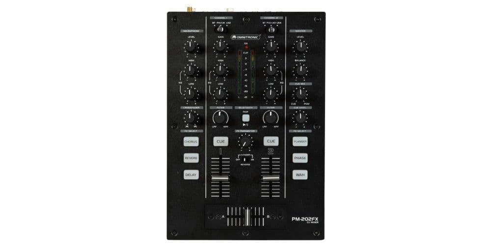Omnitronic PM-202FX Mesa Mezclas 2 Canales PM-202FX