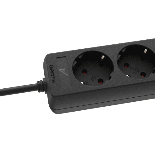 Audibax PS6-150-15 Regleta 6 Tomas Schuko 1,5m 1,5 mm² PS6-150-15