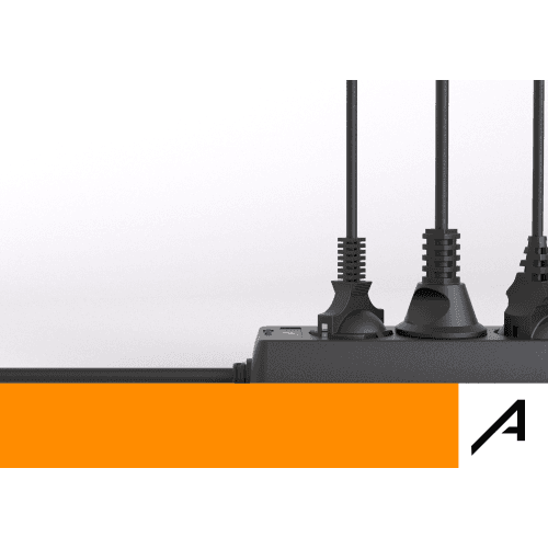 Audibax PS6-150-15 Regleta 6 Tomas Schuko 1,5m 1,5 mm² PS6-150-15