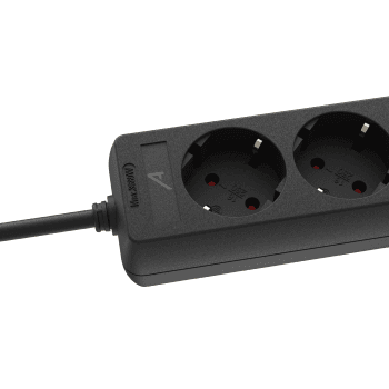 Audibax PS6-150-15 Regleta 6 Tomas Schuko 1,5m 1,5 mm² PS6-150-15