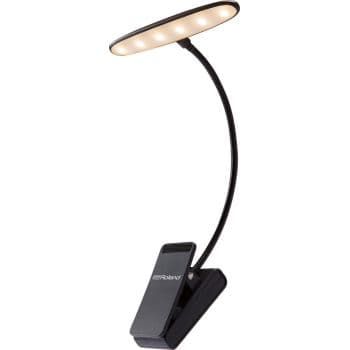 Roland lcl-25w lámpara led de pinza de luz blanca cálida