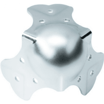 Adam hall hardware 410429 - cantonera de bola grande con paso perfil 35 mm 9 patas