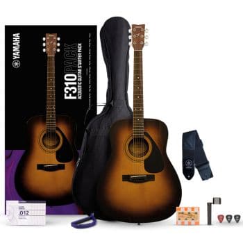 Yamaha f-310pii tbs pack guitarra acustica folk