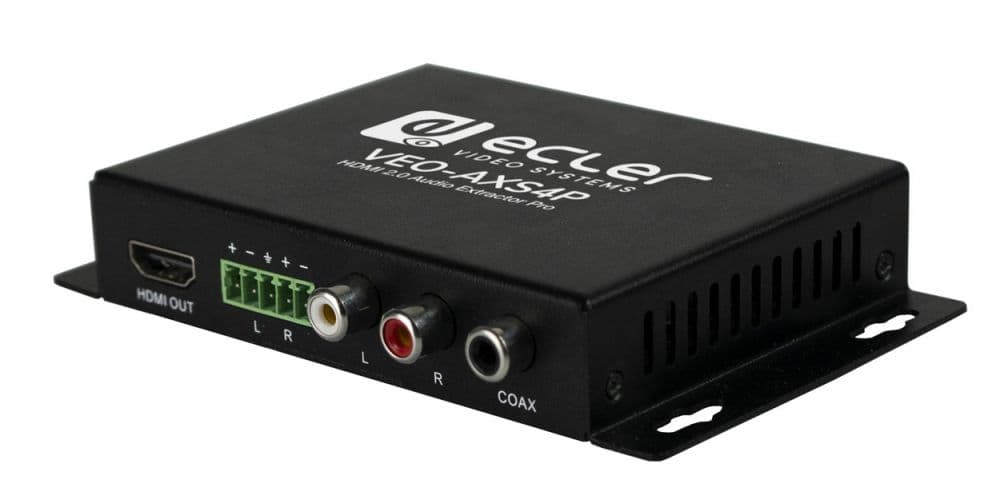 Ecler Extractor de Audio HDMI 2.0 Pro VEO-AXS4P