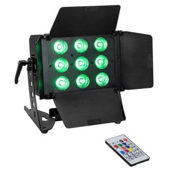 Eurolite led cls-9 qcl rgb/ww 9x7w proyector led