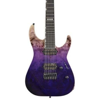Esp eii m-ii 7 nt purple natural guitarra eléctrica