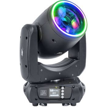 AFX BEAM-100LED-MKII Cabeza Móvil Beam MINI 100W LED MOVING HEAD LIGHT DUAL PRISM AND RIN