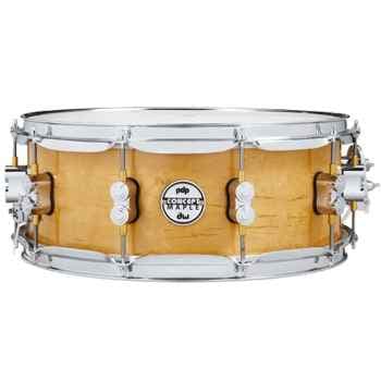 Drum workshop pdcm5514ssna pdp concept maple 5.5x14 snare natural lacquer