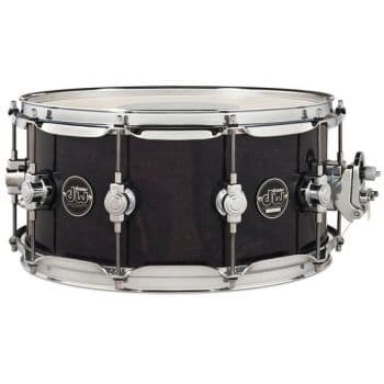 Drum workshop performance lacquer ebony stain caja 14x6,5