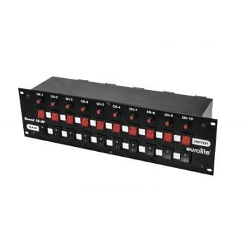 Eurolite 10-st panel de interruptores 10 switches + flash