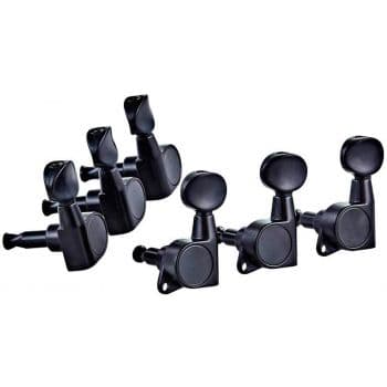 Ortega otmeg33-gb. clavijero para guitarra gloss black