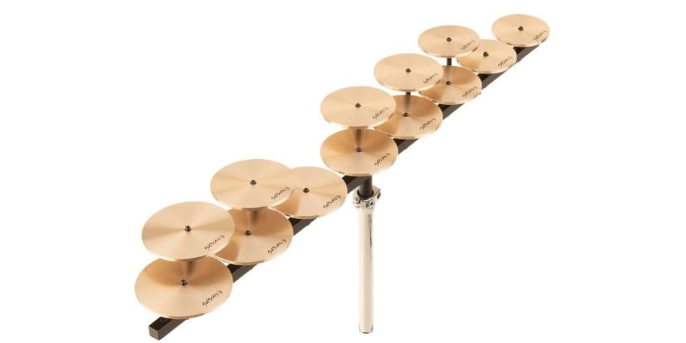Sabian 50403LB Set de crótalos afinación grave con Base 50403LB