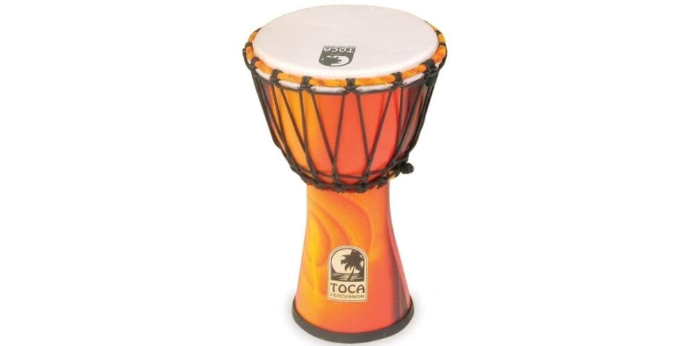 Toca Percussion SFDJ-7AFS African Sunset Djembe Freestyle Afinación cuerda SFDJ-7AFS African Sunset