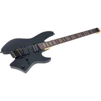 Larry Carlton X6 Headless 6 Black Satin Guitarra eléctrica X6 HEADLESS 6 BLACK SATIN