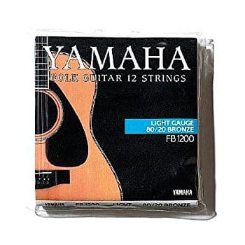 Yamaha fb1200 cuerdas guitarra acustica 12 cuerdas