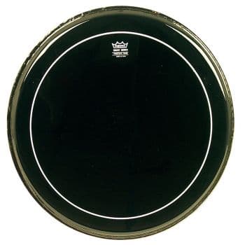 Remo 18 pinstripe ebony bombo es-1618-ps