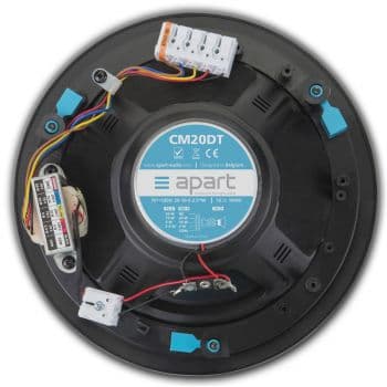 Apart Biamp CM20DT Altavoz integrado de dos vías de 16 ohmios o 70/100 voltios. CM20DT