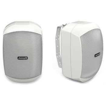 Audibax ovo 4 white pareja de altavoces pasivos pared 4 pulgadas 100v / 8 ohm ip65 ( reacondicionado )