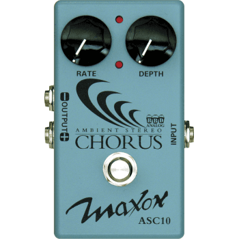 Maxon asc-10 ambient stereo chorus pedal efectos