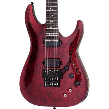 Schecter c-1 fr s apocalypse red reign. guitarra eléctrica