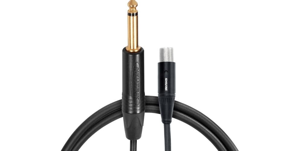 SHURE WA306 Cable para petaca TA4F 1/4" QTR Premium. WA306