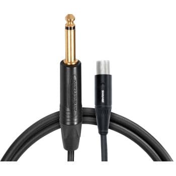 SHURE WA306 Cable para petaca TA4F 1/4" QTR Premium. WA306