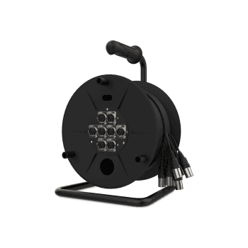 Audibax MC XLR 88 - 15M Drum Carrete Escenario 8 XLR