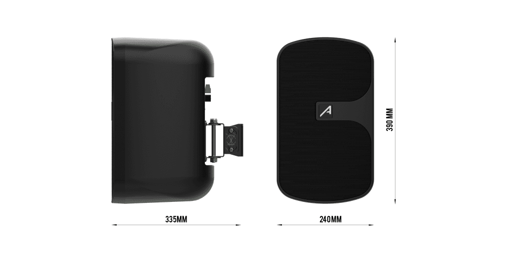 Audibax Brooklyn 8T BK Pareja de Altavoces Pasivos Potencia RMS 100V-5W/10W/20W/40W ( REACONDICIONADO ) Brooklyn 8T BK