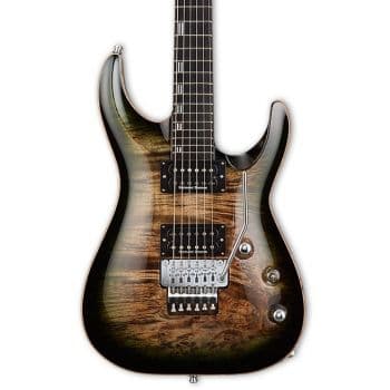 Esp horizon fr ctm see thru black burst guitarra eléctrica