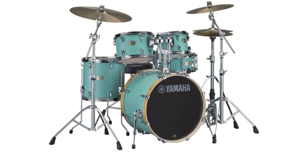 Yamaha Stage Custom Birch SBP0F5 HW680W Matte Surf Green Set Batería Acústica SBP0F5 HW680W MATTE SURF GREEN