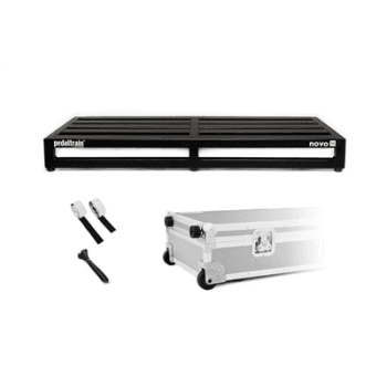 Pedaltrain NOVO 32 pedalboard con tourcase de ruedas PT-N32-TCW