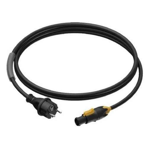 PROCAB Cable Alimentación Schuco macho Powercon Hembra Neutrik 1,5 m Cable Alimentación Schuco macho Powercon Hembra Ne
