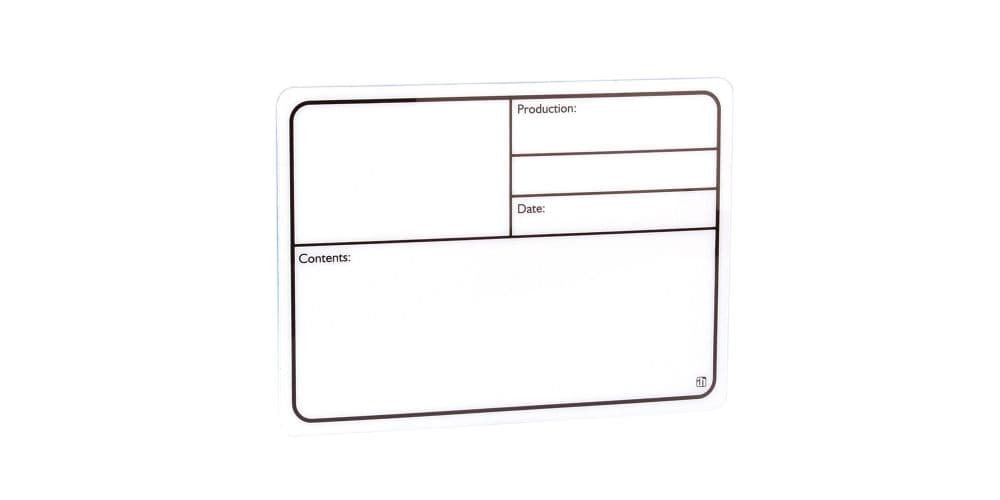 Adam Hall 88005 Etiqueta autoadhesiva para touring de plástico blanca 290x190mm Adam Hall Hardware 88005 - Etiqueta autoadhesiva p