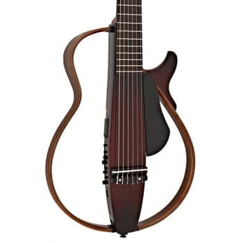 Yamaha slg200n crb-ii guitarra silent crimson red