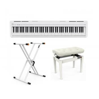 Kawai es 120 blanco + audibax onyx 130 plus blanco + audibax kb500w banqueta