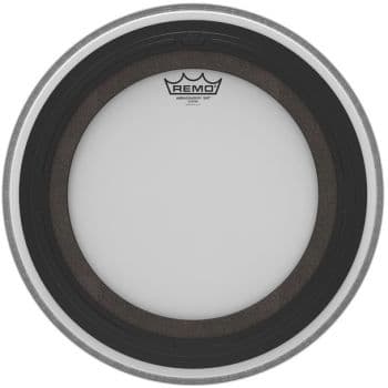 Remo BR-1122-00-SMT Parche Bombo 22 Pulgadas Ambassador SMT blanco rugoso BR-1122-00-SMT