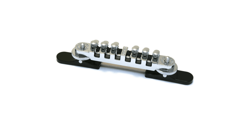 Gretsch Bridge Assembly Synchro-Sonic Chrome with Base Bridge Synchro-Sonic Chrome
